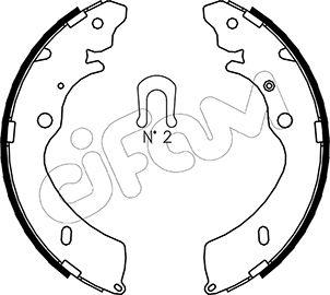 Cifam 153-194 - Bremžu loku komplekts autospares.lv