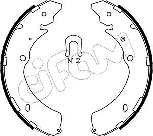 Cifam 153-193 - Bremžu loku komplekts autospares.lv