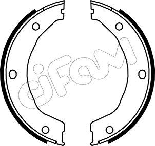 Cifam 153-145 - Bremžu loku kompl., Stāvbremze autospares.lv