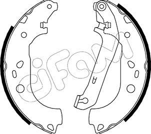 Cifam 153-142 - Bremžu loku komplekts www.autospares.lv