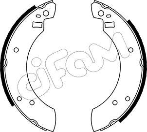 Cifam 153-104 - Bremžu loku komplekts autospares.lv