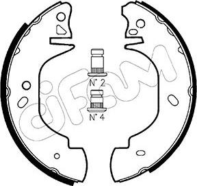 Cifam 153-126 - Bremžu loku komplekts www.autospares.lv