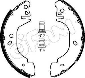 Cifam 153-122 - Bremžu loku komplekts www.autospares.lv