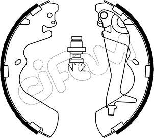 Cifam 153-173 - Bremžu loku komplekts autospares.lv