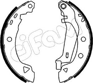 Cifam 153-346Y - Bremžu loku komplekts www.autospares.lv