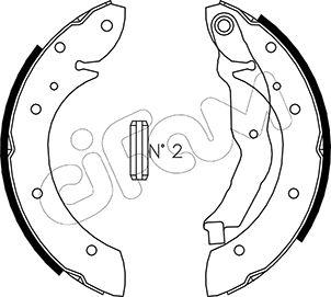 Cifam 153-351 - Brake Shoe Set www.autospares.lv