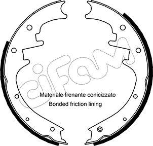 Cifam 153-352 - Bremžu loku komplekts www.autospares.lv