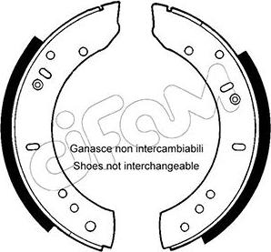 Cifam 153-366 - Bremžu loku komplekts www.autospares.lv