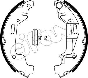 Cifam 153-314 - Bremžu loku komplekts www.autospares.lv