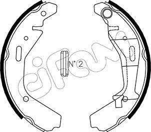 Cifam 153-318 - Bremžu loku komplekts www.autospares.lv