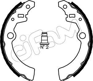 Cifam 153-385 - Bremžu loku komplekts www.autospares.lv