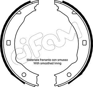 Cifam 153-330 - Bremžu loku kompl., Stāvbremze www.autospares.lv