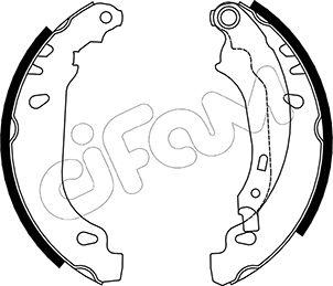 Cifam 153-328 - Brake Shoe Set www.autospares.lv