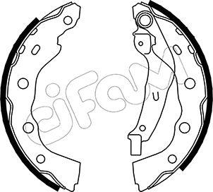 Cifam 153-259 - Bremžu loku komplekts autospares.lv