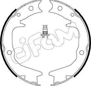 Cifam 153-265 - Brake Shoe Set, parking brake www.autospares.lv