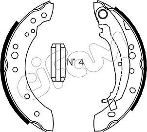 Cifam 153-266 - Bremžu loku komplekts www.autospares.lv