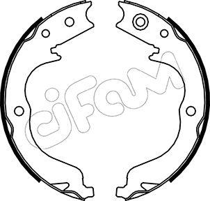 Cifam 153-268 - Brake Shoe Set, parking brake www.autospares.lv