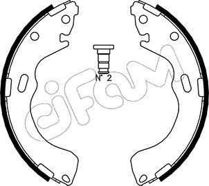 Cifam 153-216 - Bremžu loku komplekts www.autospares.lv