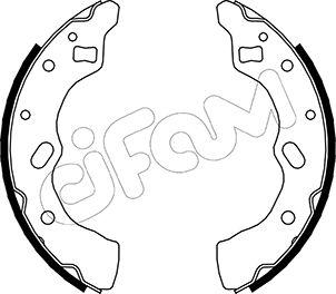 Cifam 153-211 - Bremžu loku komplekts autospares.lv