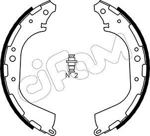 Cifam 153-282 - Brake Shoe Set www.autospares.lv