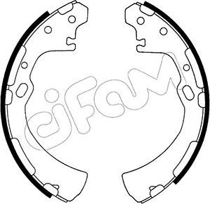 Cifam 153-279 - Bremžu loku komplekts autospares.lv