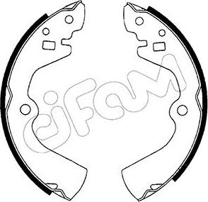 Cifam 153-277 - Brake Shoe Set www.autospares.lv