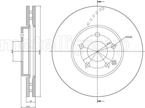 Cifam 800-965C - Bremžu diski www.autospares.lv