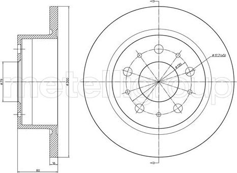 Cifam 800-911C - Brake Disc www.autospares.lv