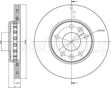 Cifam 800-981C - Bremžu diski www.autospares.lv