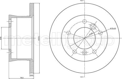 Cifam 800-492 - Bremžu diski www.autospares.lv