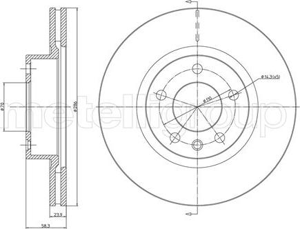 Cifam 800-446 - Bremžu diski autospares.lv