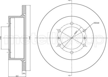 Cifam 800-464 - Brake Disc www.autospares.lv