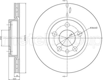 Cifam 800-402 - Bremžu diski www.autospares.lv