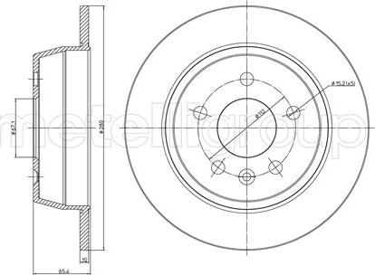 Cifam 800-417 - Bremžu diski www.autospares.lv