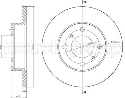 Cifam 800-478 - Bremžu diski www.autospares.lv