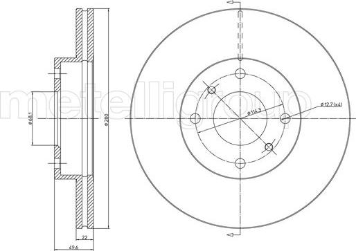 Cifam 800-545 - Bremžu diski autospares.lv