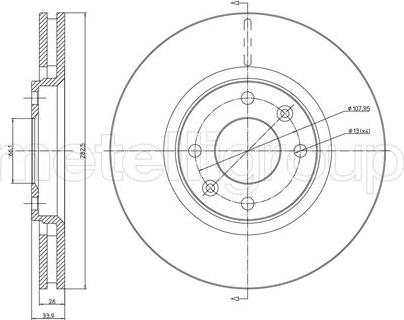 Cifam 800-566C - Тормозной диск www.autospares.lv