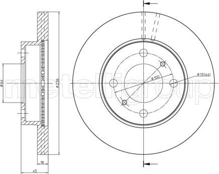 Cifam 800-505C - Bremžu diski www.autospares.lv