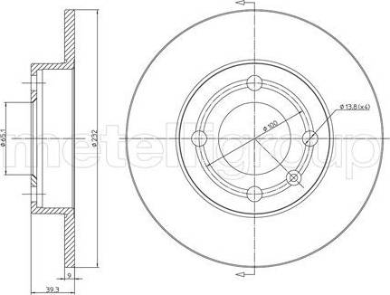 Cifam 800-528 - Bremžu diski www.autospares.lv