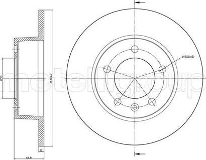 Cifam 800-690 - Bremžu diski www.autospares.lv