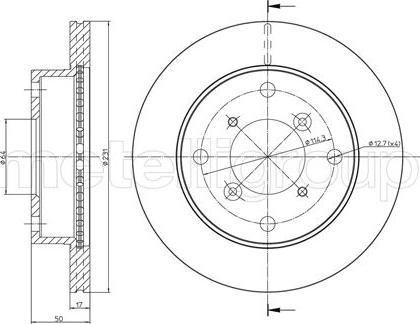 Cifam 800-691 - Bremžu diski www.autospares.lv