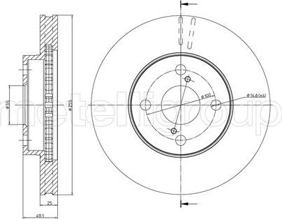 Cifam 800-640C - Bremžu diski www.autospares.lv