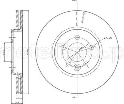 Cifam 800-643 - Bremžu diski autospares.lv