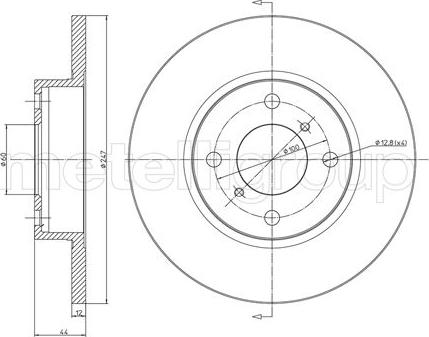 Cifam 800-603 - Bremžu diski www.autospares.lv