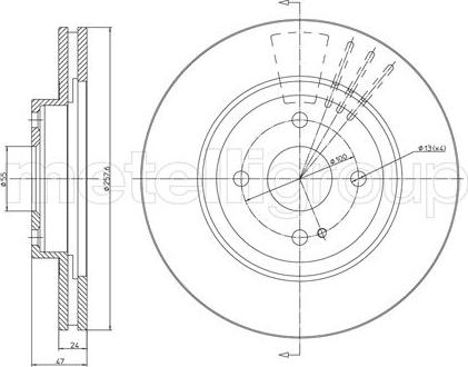 Cifam 800-619 - Bremžu diski www.autospares.lv