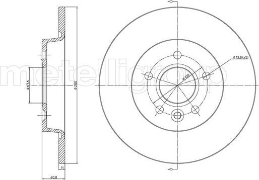 Cifam 800-686C - Bremžu diski www.autospares.lv