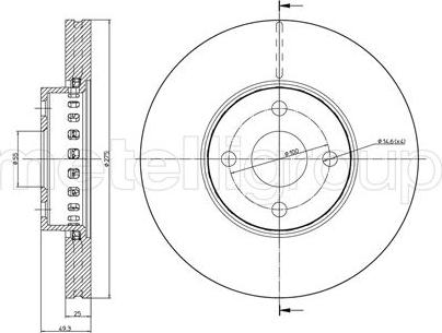 Cifam 800-639C - Bremžu diski www.autospares.lv