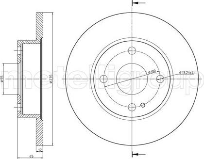 Cifam 800-620 - Bremžu diski www.autospares.lv