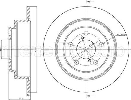 Cifam 800-671 - Bremžu diski www.autospares.lv