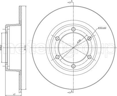 Cifam 800-016 - Тормозной диск www.autospares.lv